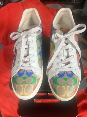 Coach Multicolor Signature leather Low line Sneakers
